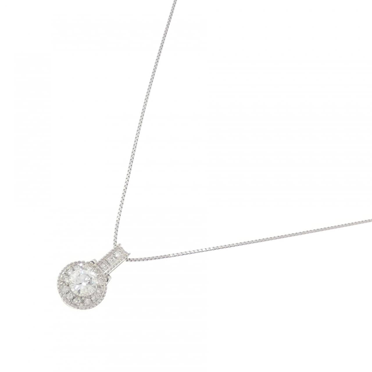 PT900/PT850 ダイヤモンド ネックレス 0.614CT G SI2 VG