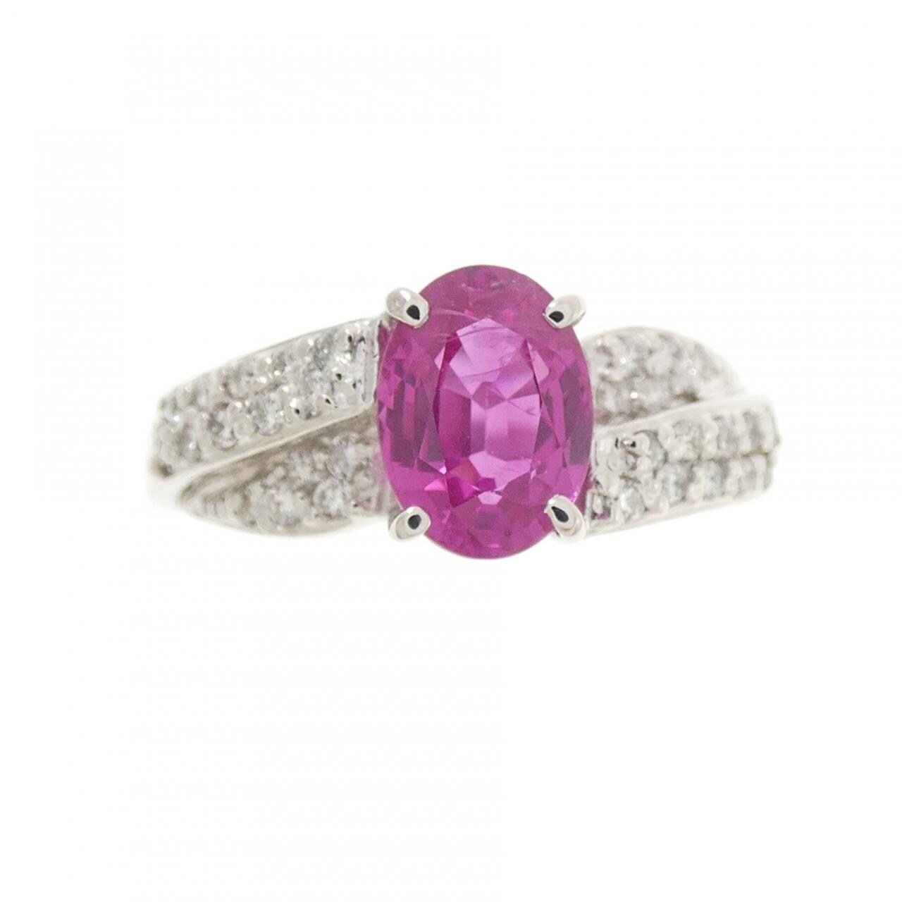 PT900 ルビー リング 1.52CT