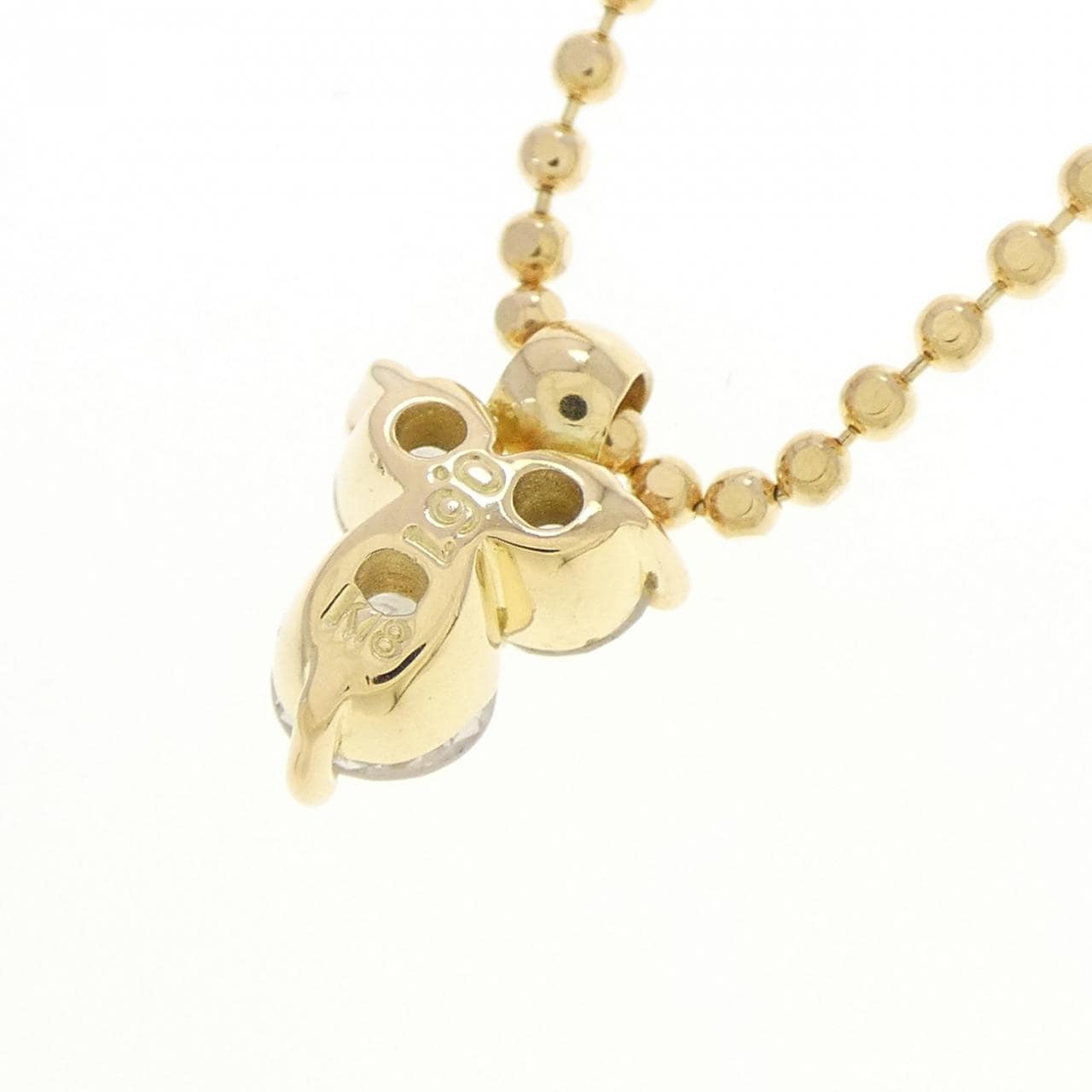 K18YG ダイヤモンド ネックレス 0.61CT