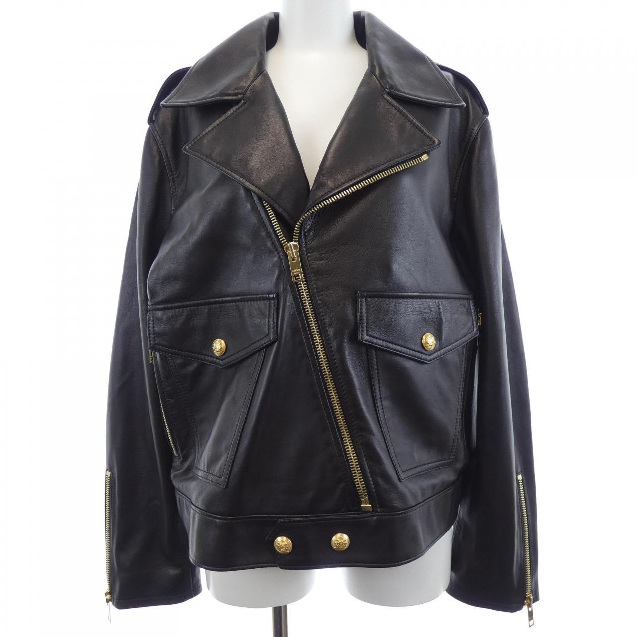 セリーヌ CELINE 2E9074787 レザーライダースジャケット