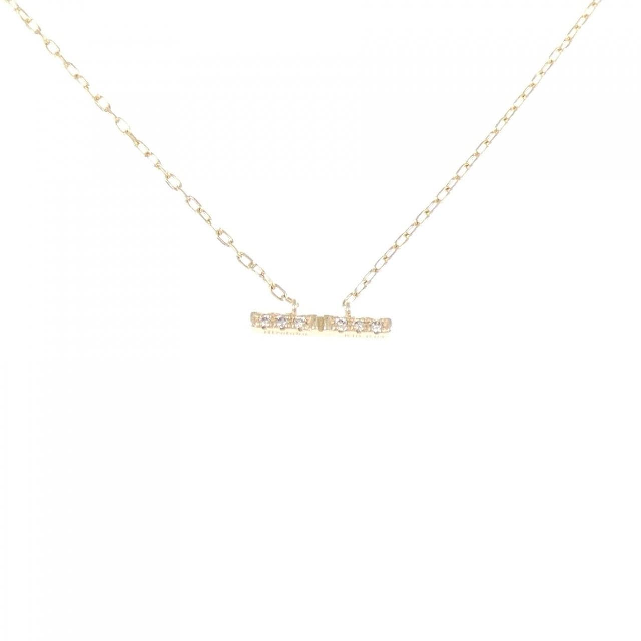 ヒロタカ トラペーズ ネックレス 0.03CT