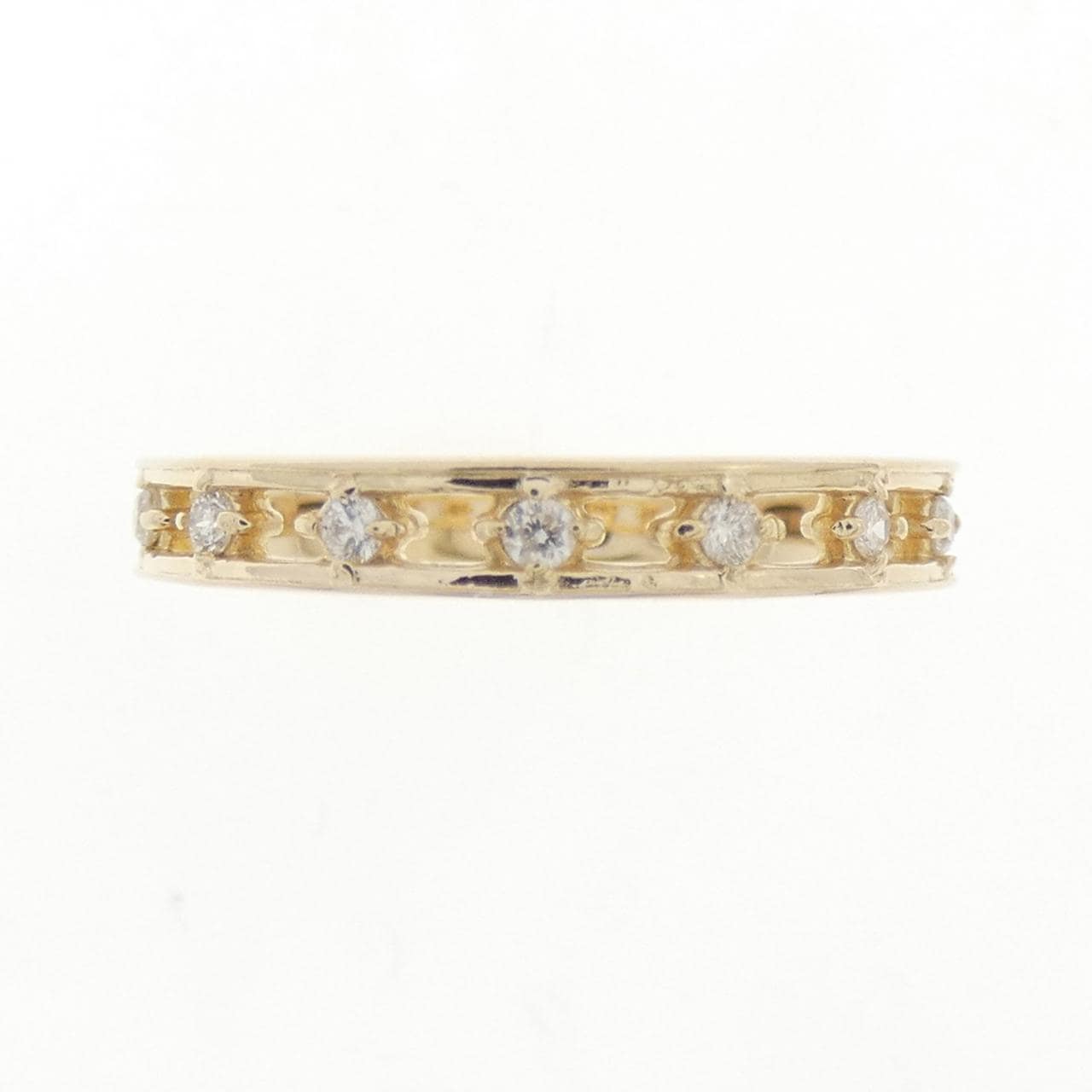 K10YG ダイヤモンド リング 0.07CT