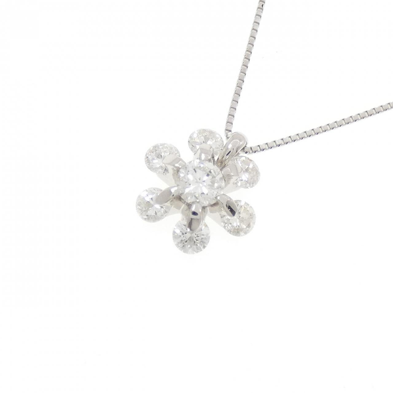 PT900/PT850 ダイヤモンド ネックレス 1.03CT