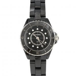 【新品】シャネル J12 28mm セラミック･12P H10135 セラミック クォーツ