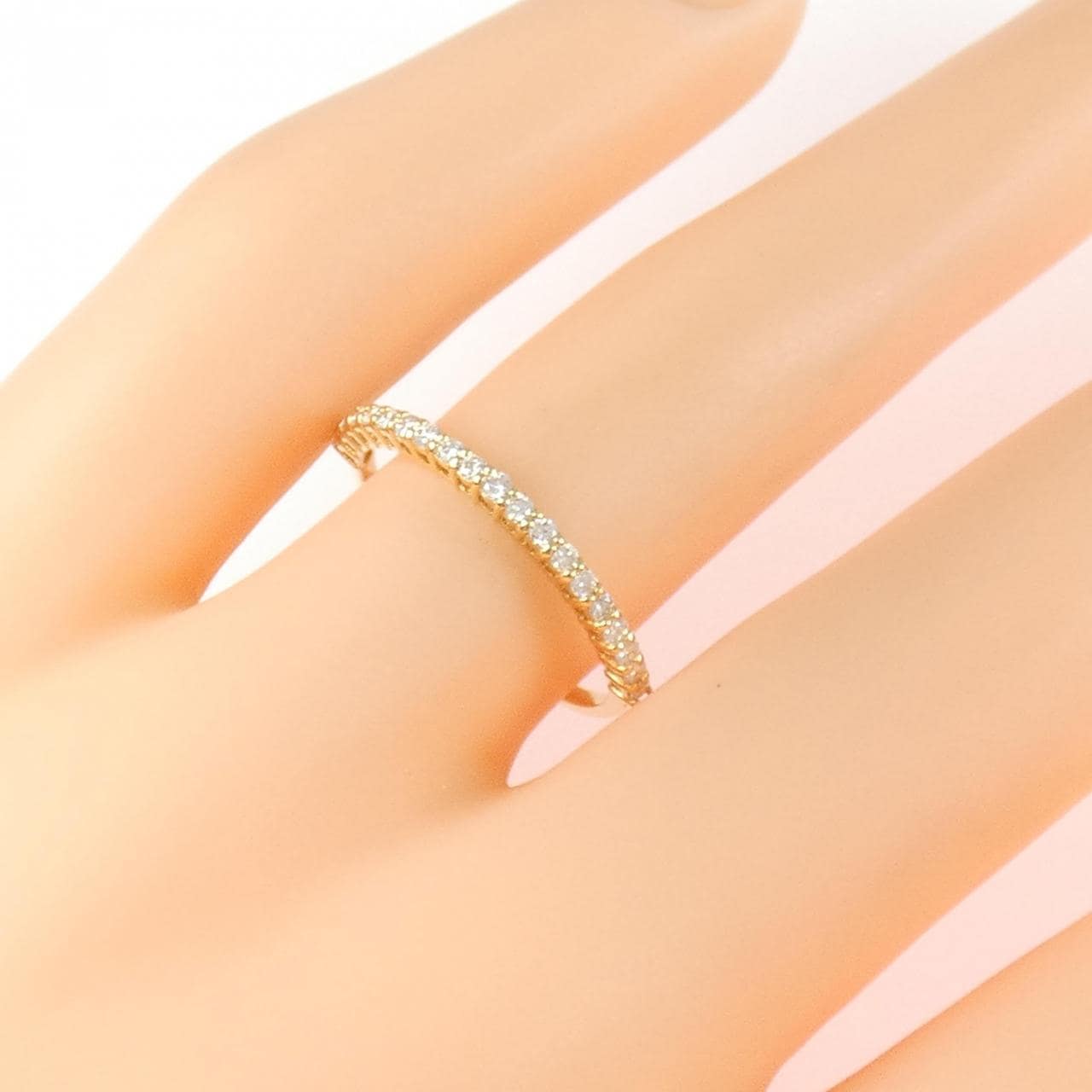 【リメイク】K18YG ダイヤモンド リング 0.20CT