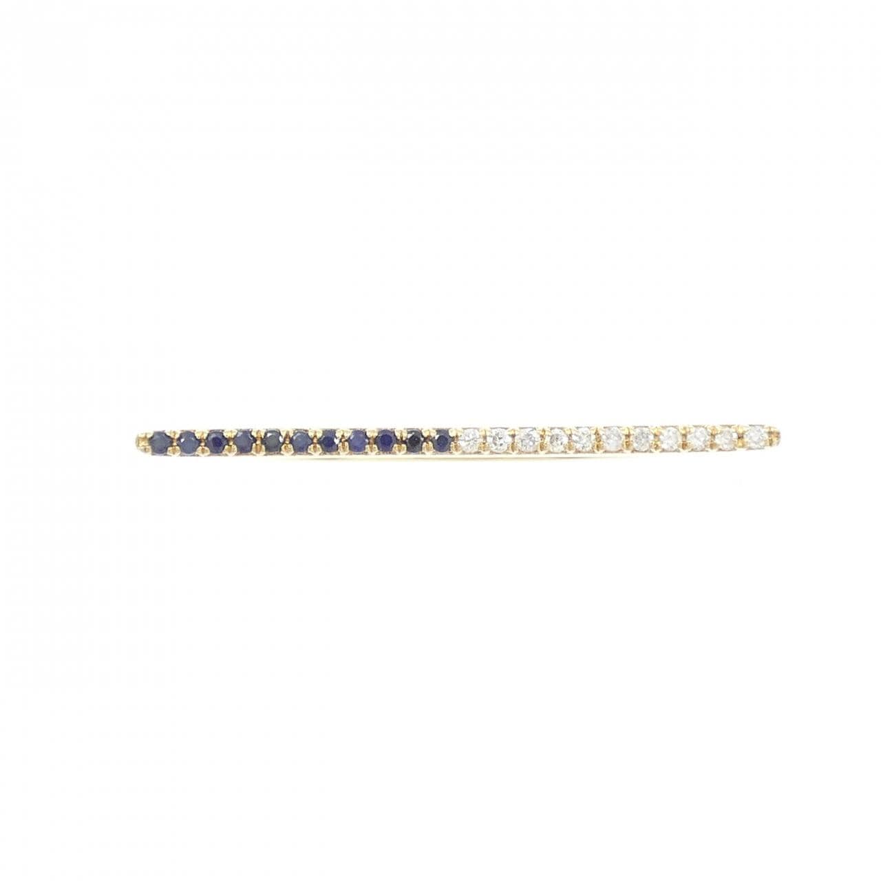 K18YG サファイヤ リング