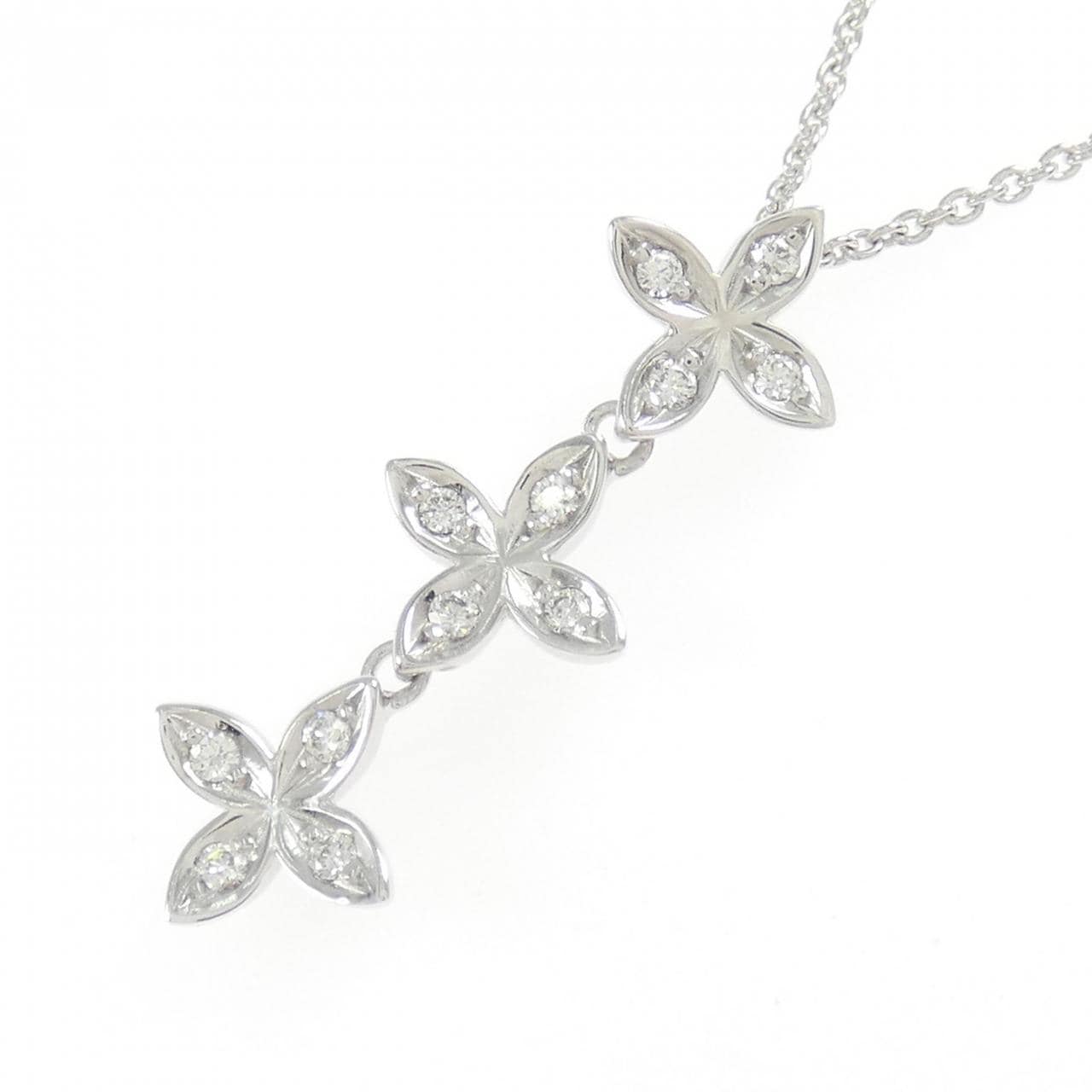 ミキモト ダイヤモンド ネックレス 0.14CT