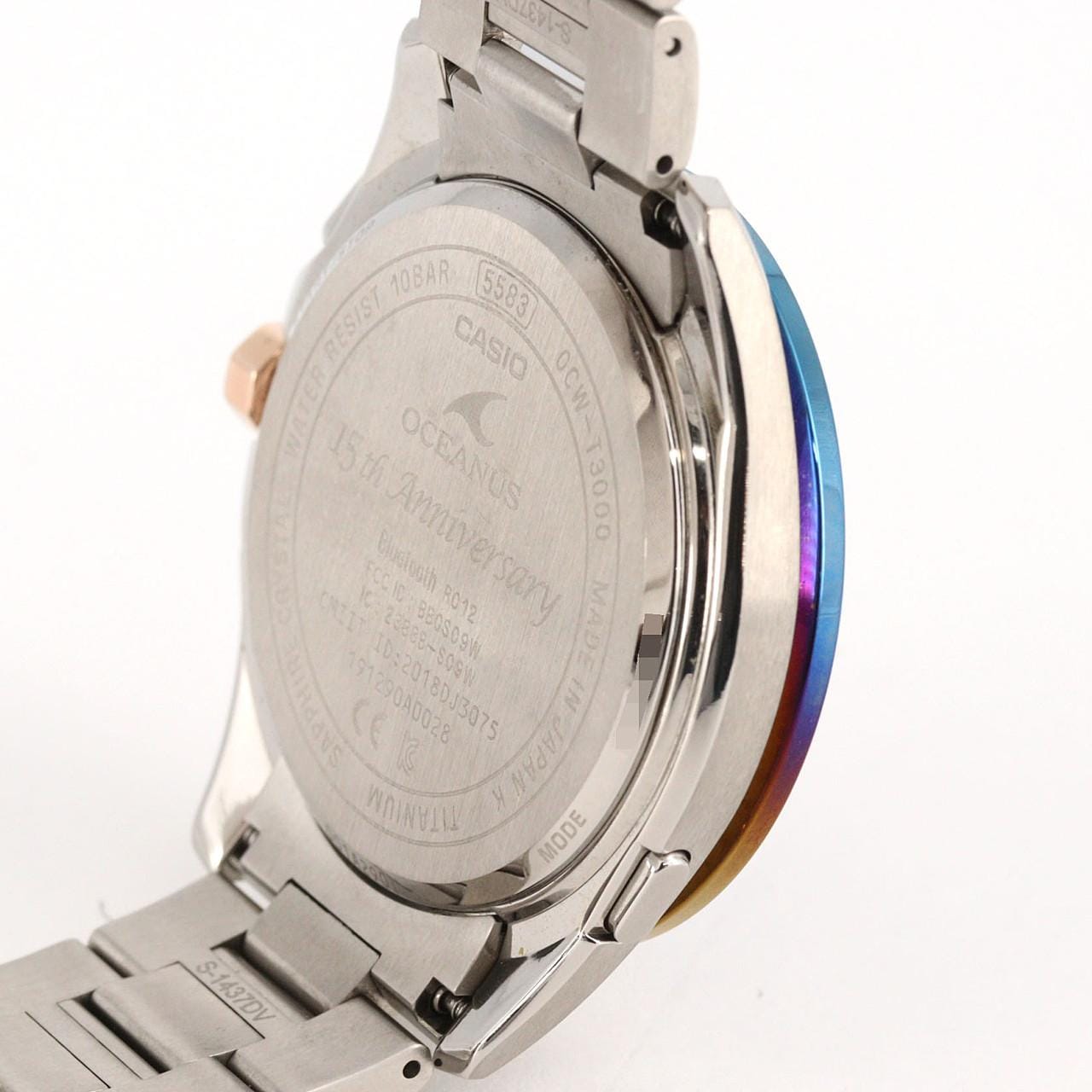 カシオ オシアナス･15th Anniversary OCW-T3000C-2AJF TI ソーラークォーツ