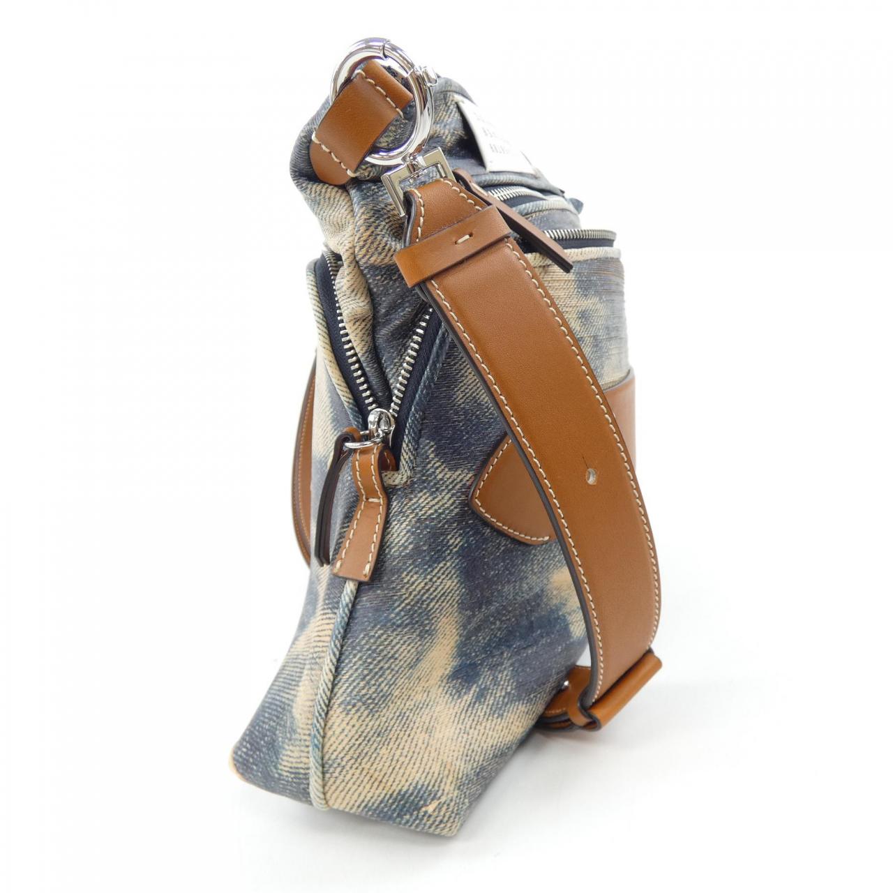 メゾンマルジェラ Maison Margiela 5AC レザーデニムエフェクトクラッチ&ショルダーバッグ SB1WG0015 BAG