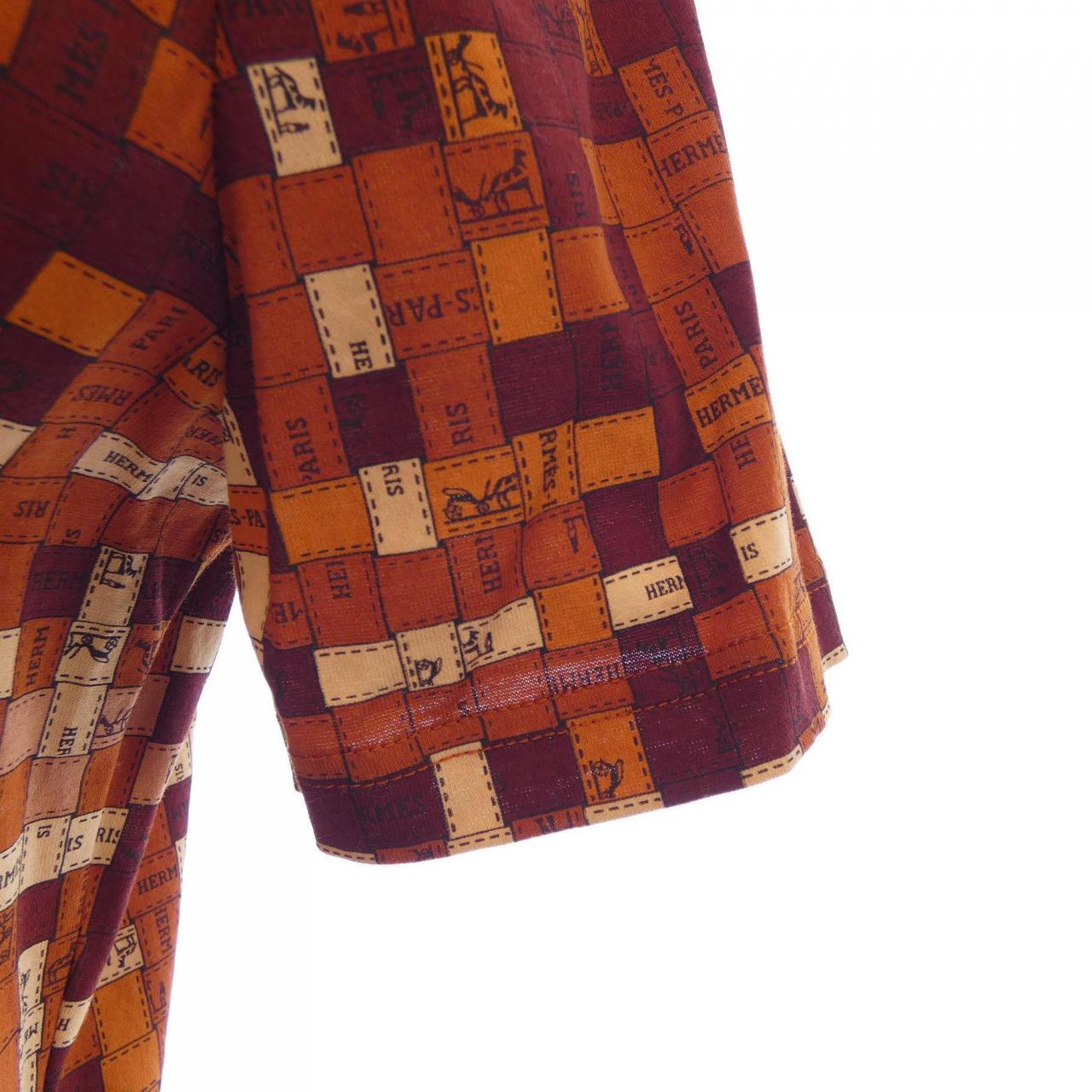 エルメス HERMES BOLDUC AU CARRE ボルデュックチェック 5E4645DK Tシャツ