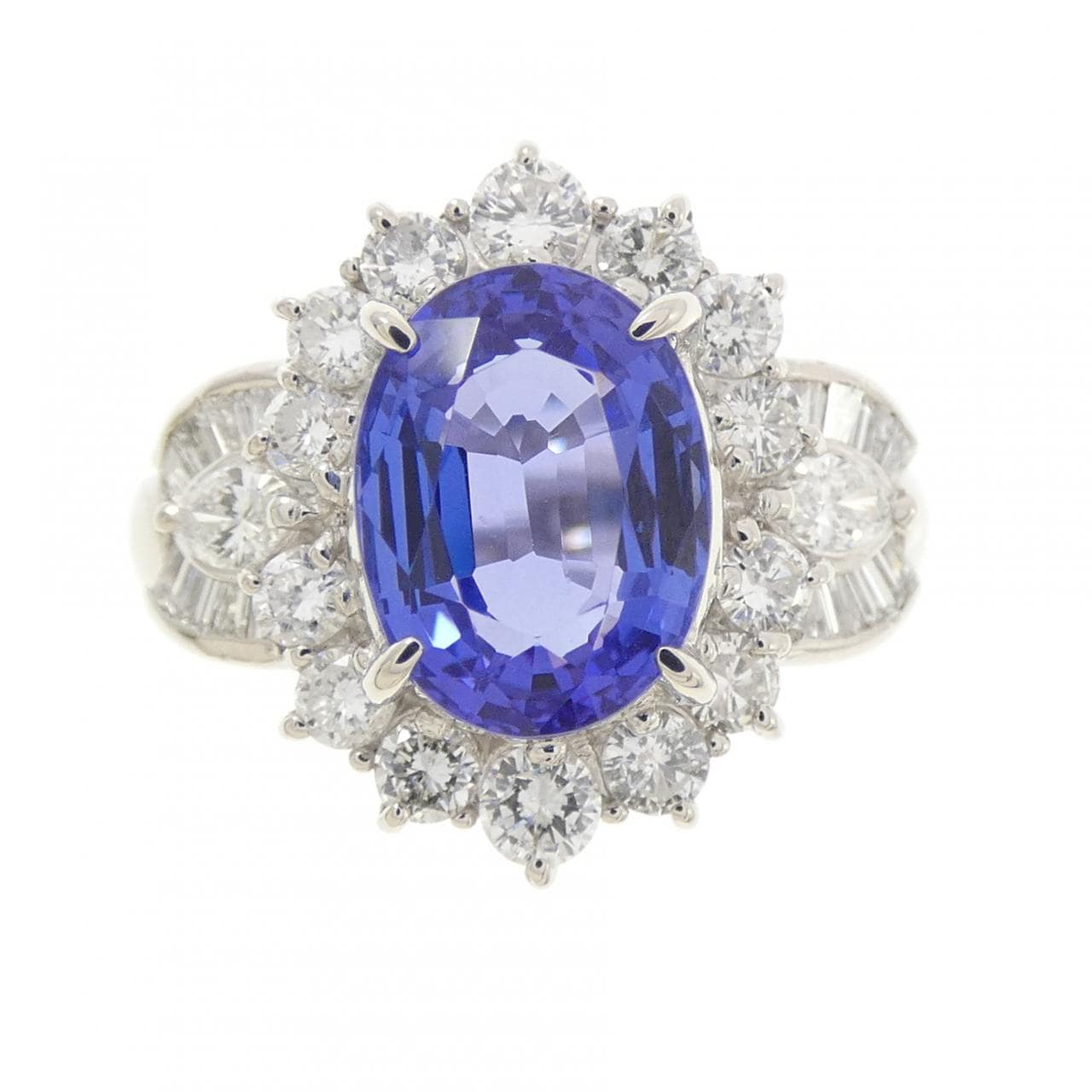 PT900 タンザナイト リング 3.24CT