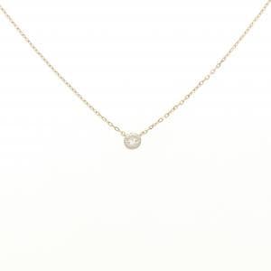 アガット ダイヤモンド ネックレス 0.1CT