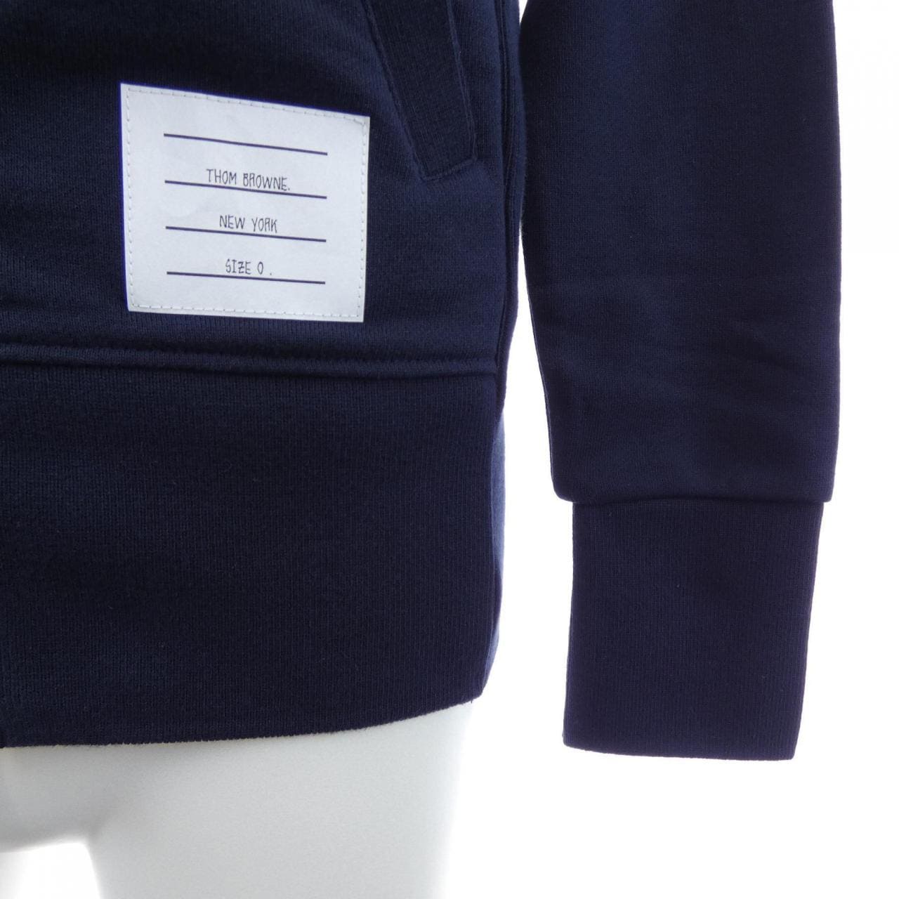トムブラウン THOM BROWNE クラシックループ 4-BAR フルジップアップフーディー MJT022H パーカー