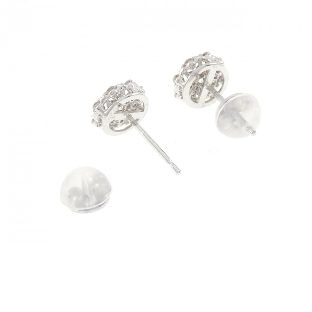 K18WG ダイヤモンド ピアス 0.32CT