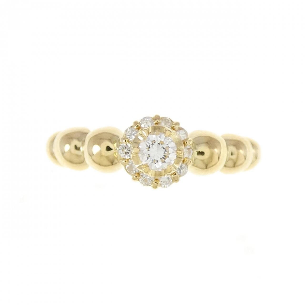 K18YG ダイヤモンド リング 0.20CT
