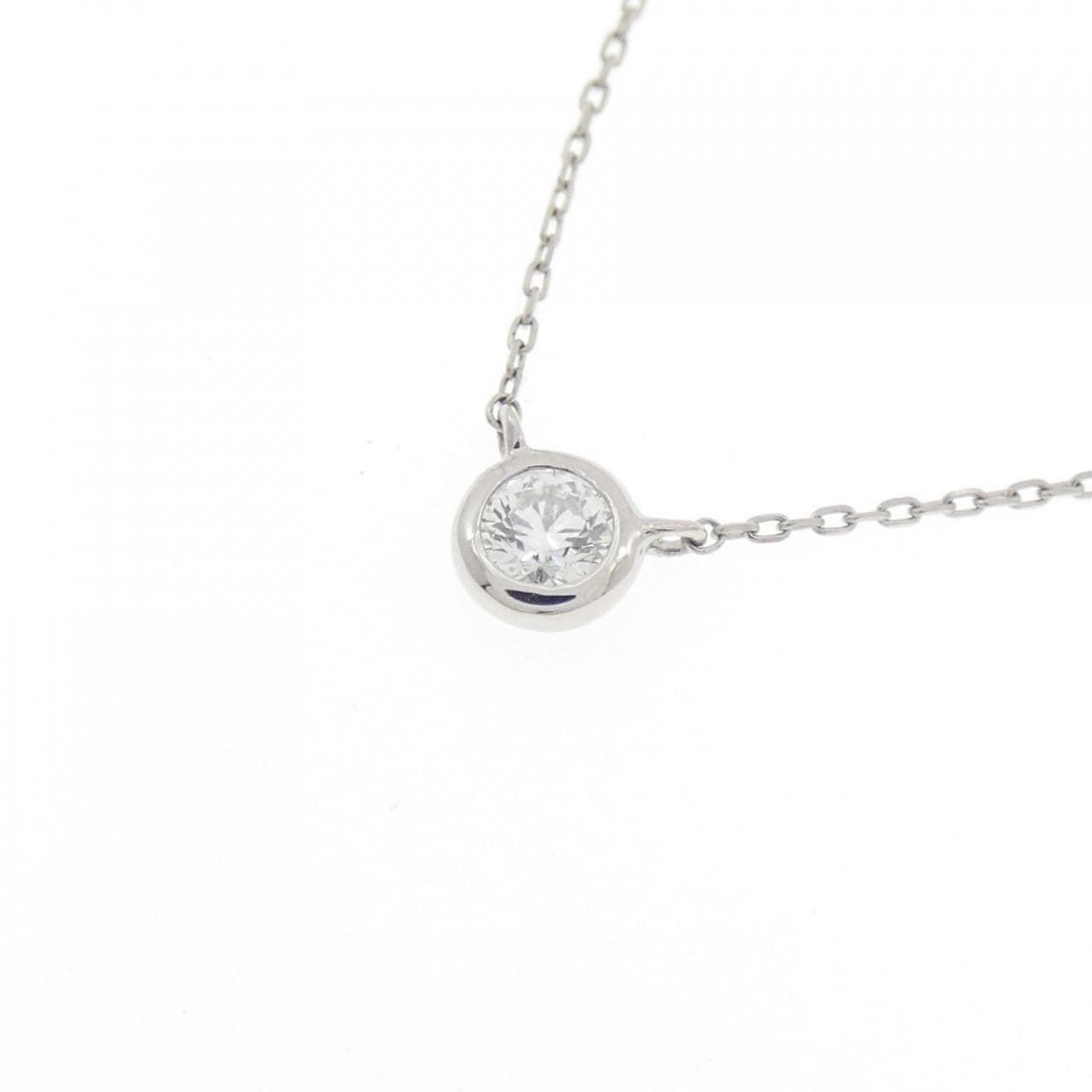 4°C鑽石項鍊，0.121克拉