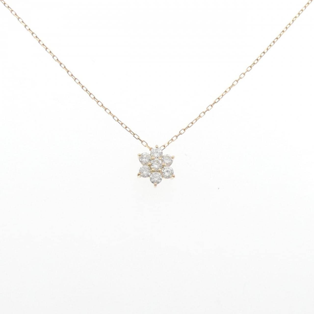 K18YG ダイヤモンド ネックレス 0.30CT