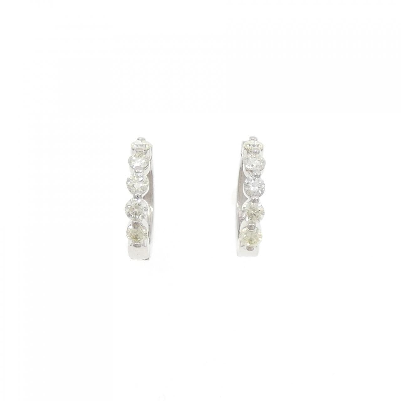 PT900 ダイヤモンド イヤリング 1.00CT