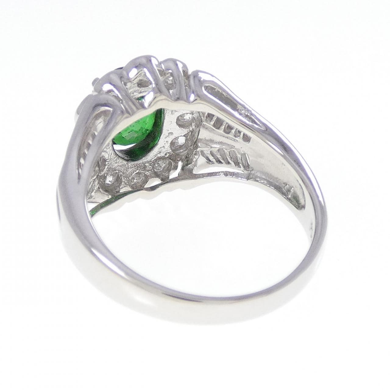 PT900 グリーンガーネット リング 1.61CT