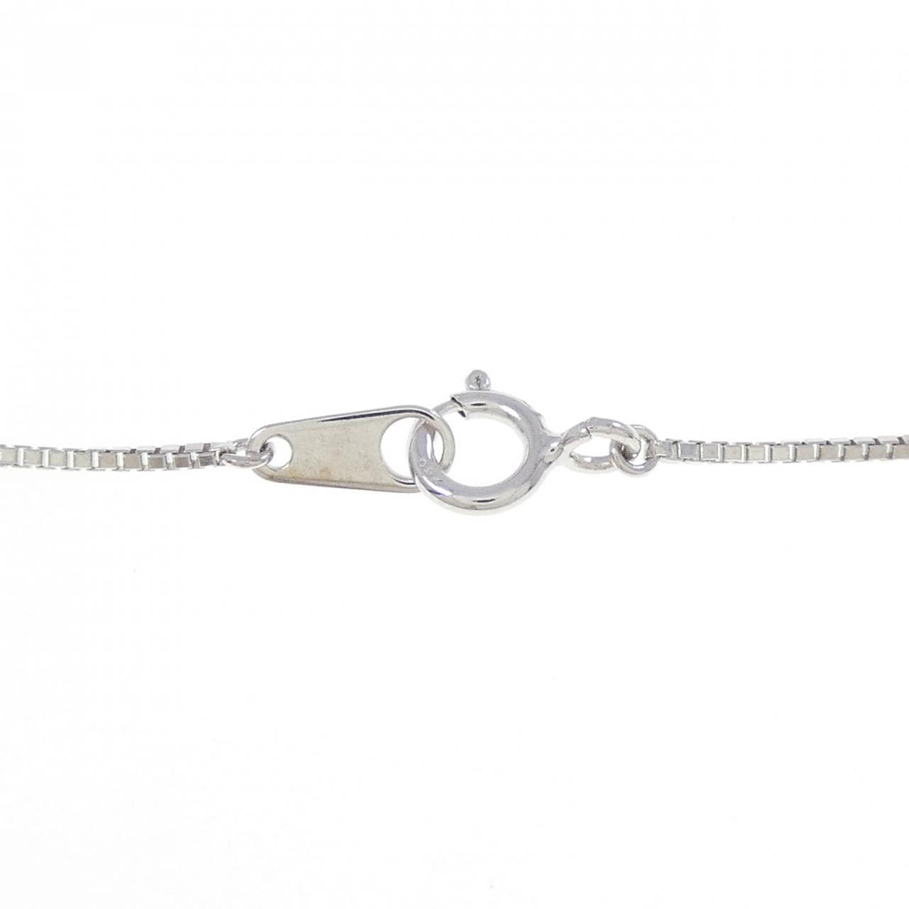 K18WG/750WG ダイヤモンド ネックレス 1.00CT