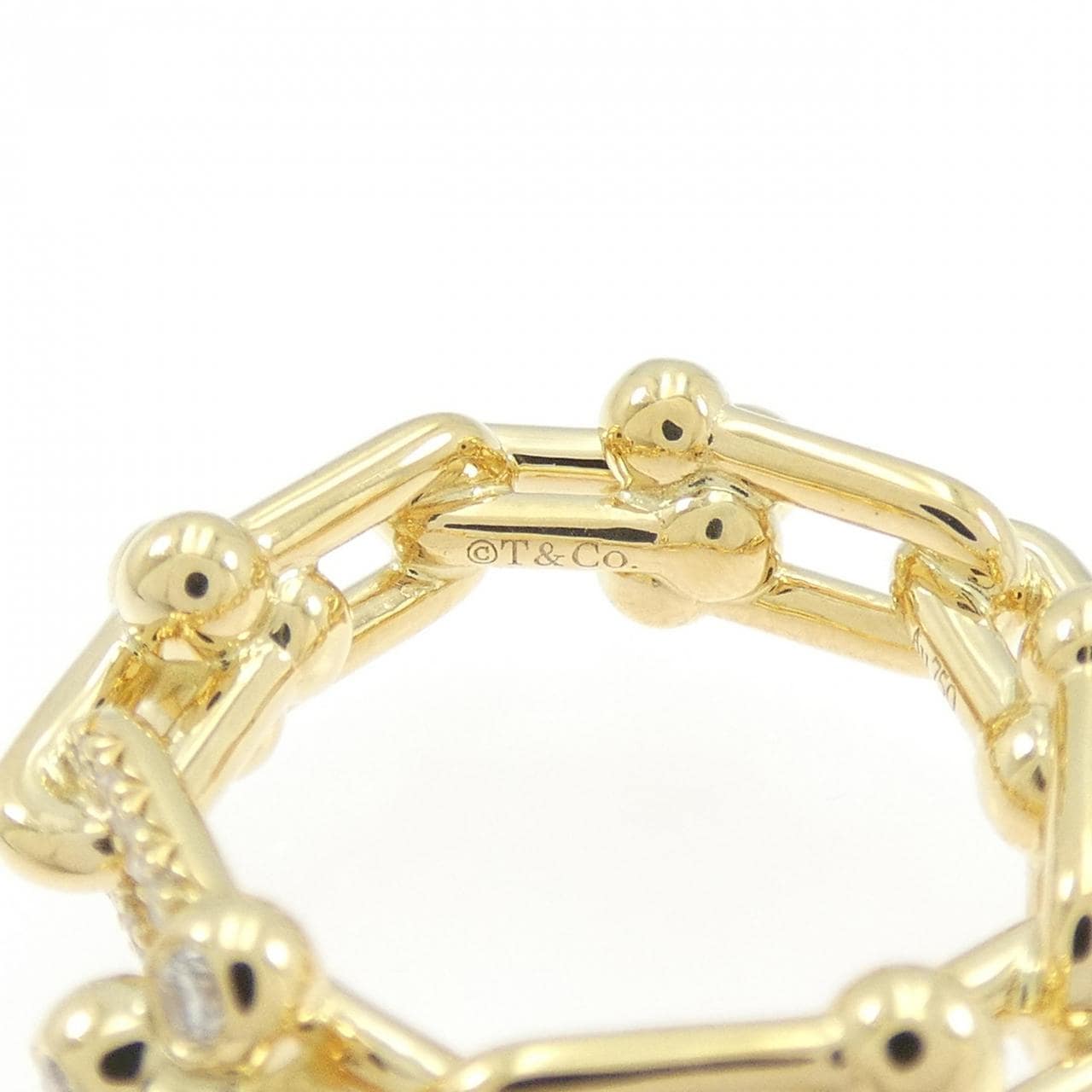 ティファニー スモール リンク リング 0.26CT