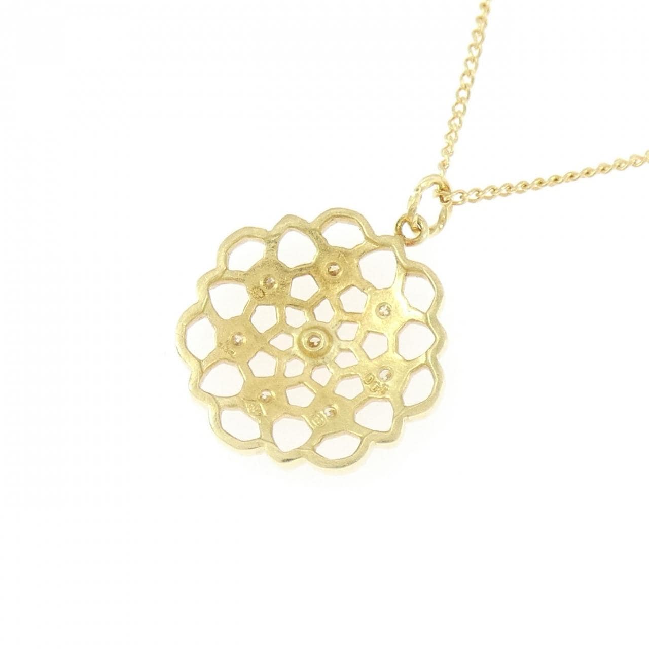 ハム レース ネックレス 0.08CT