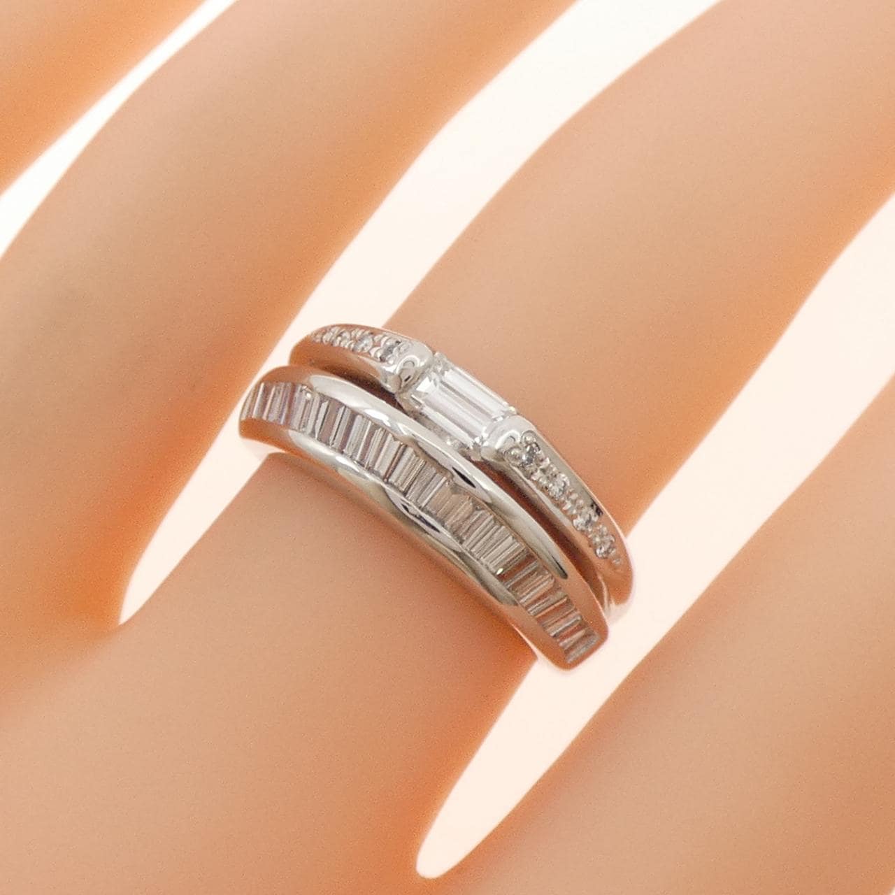 PT900 ダイヤモンド リング 0.58CT