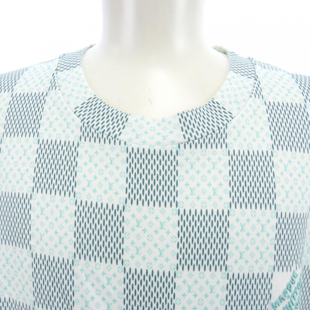 LOUIS VUITTON Vuitton Printed Short Sleeve Cotton T-Shirt HRY10WNPG