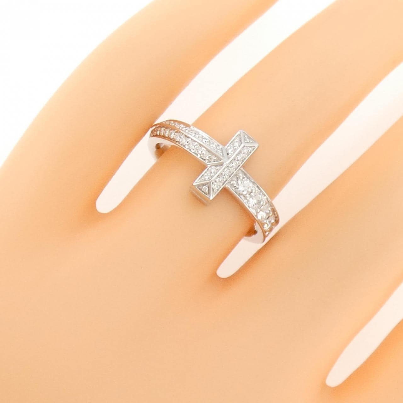 TIFFANY T1 Ring 0.45CT