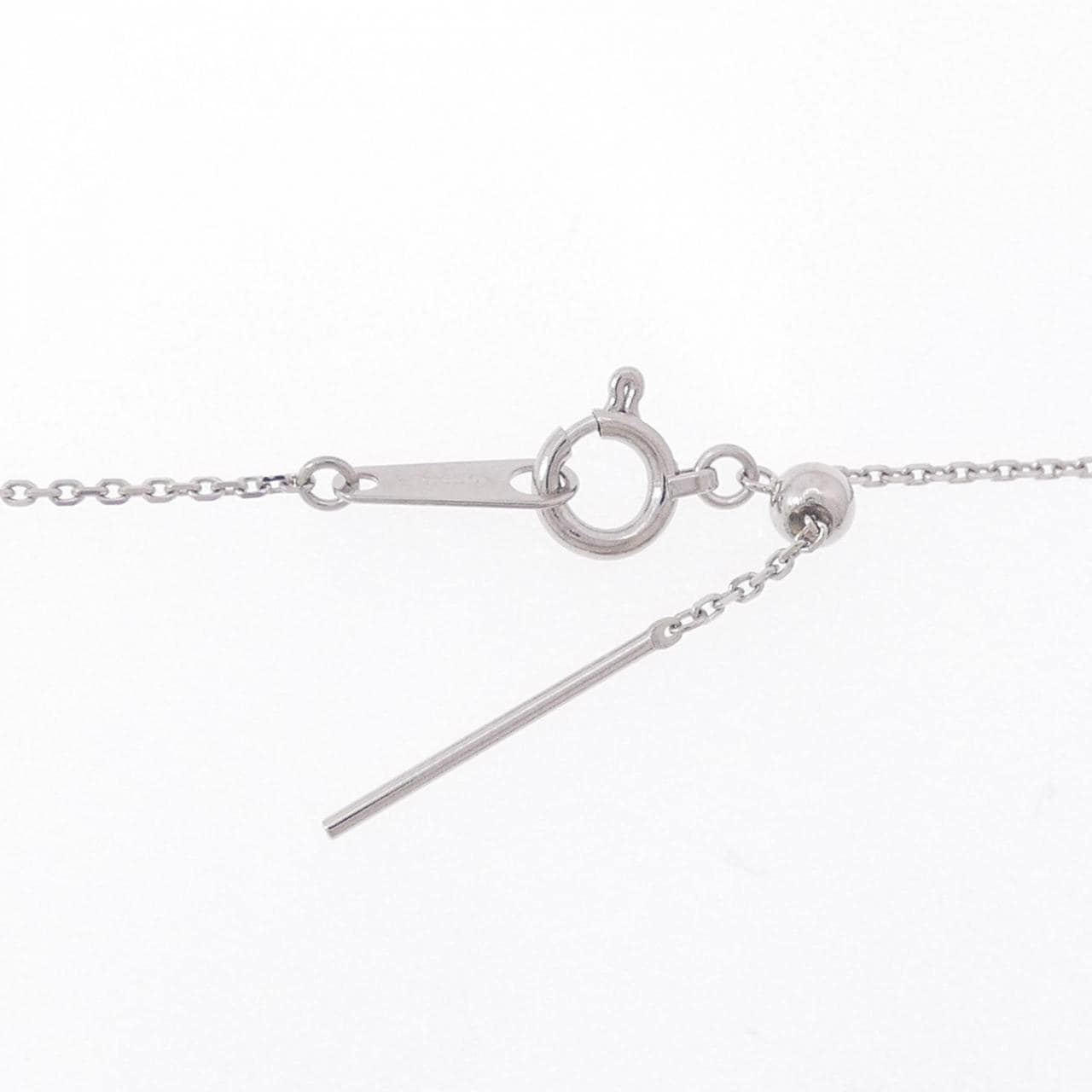 K18YG/PT 2WAY钻石项链 0.50CT
