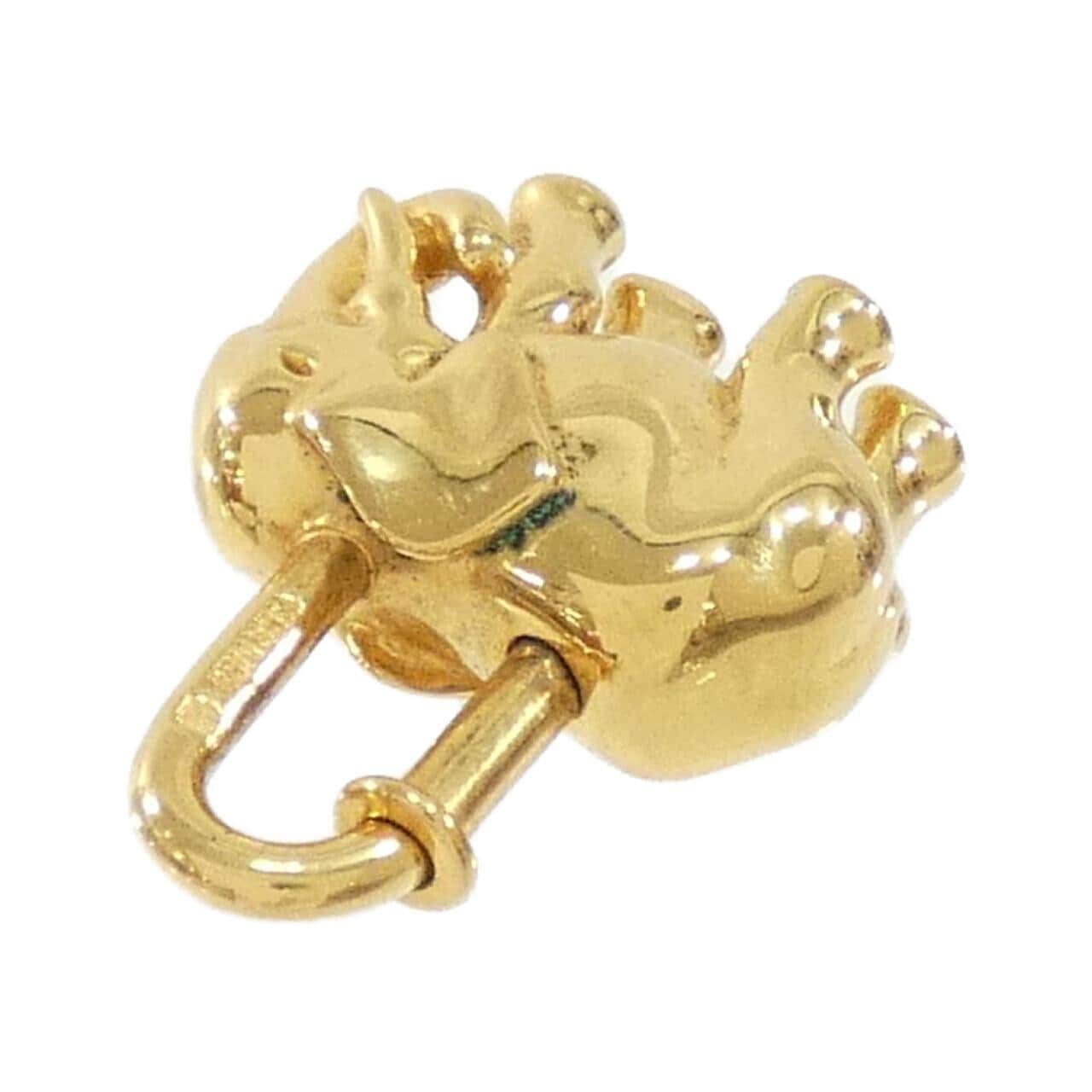 【ヴィンテージ】エルメス ELEPHANT カデナ 013248CA キーホルダー