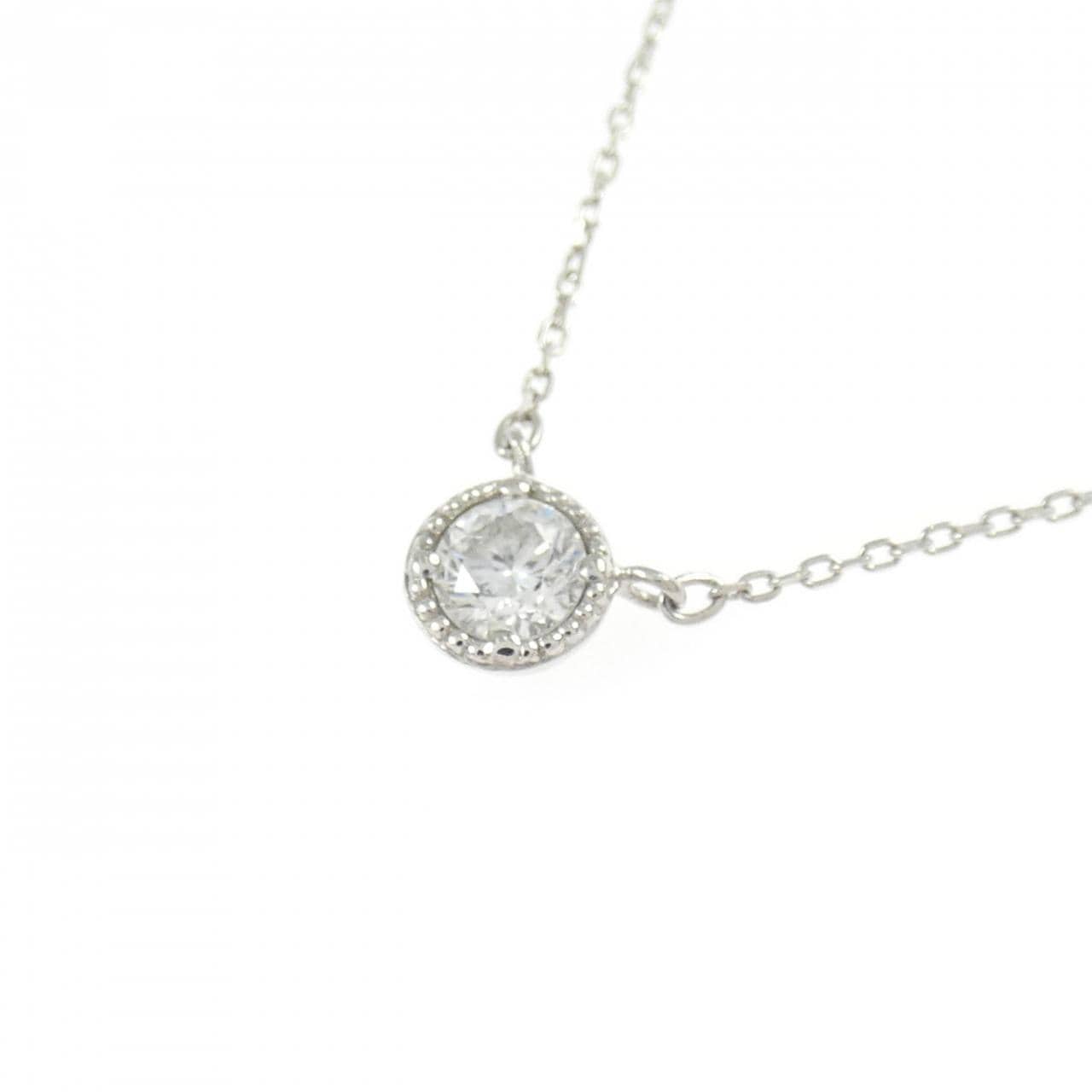 PT900/PT850 ダイヤモンド ネックレス 0.14CT