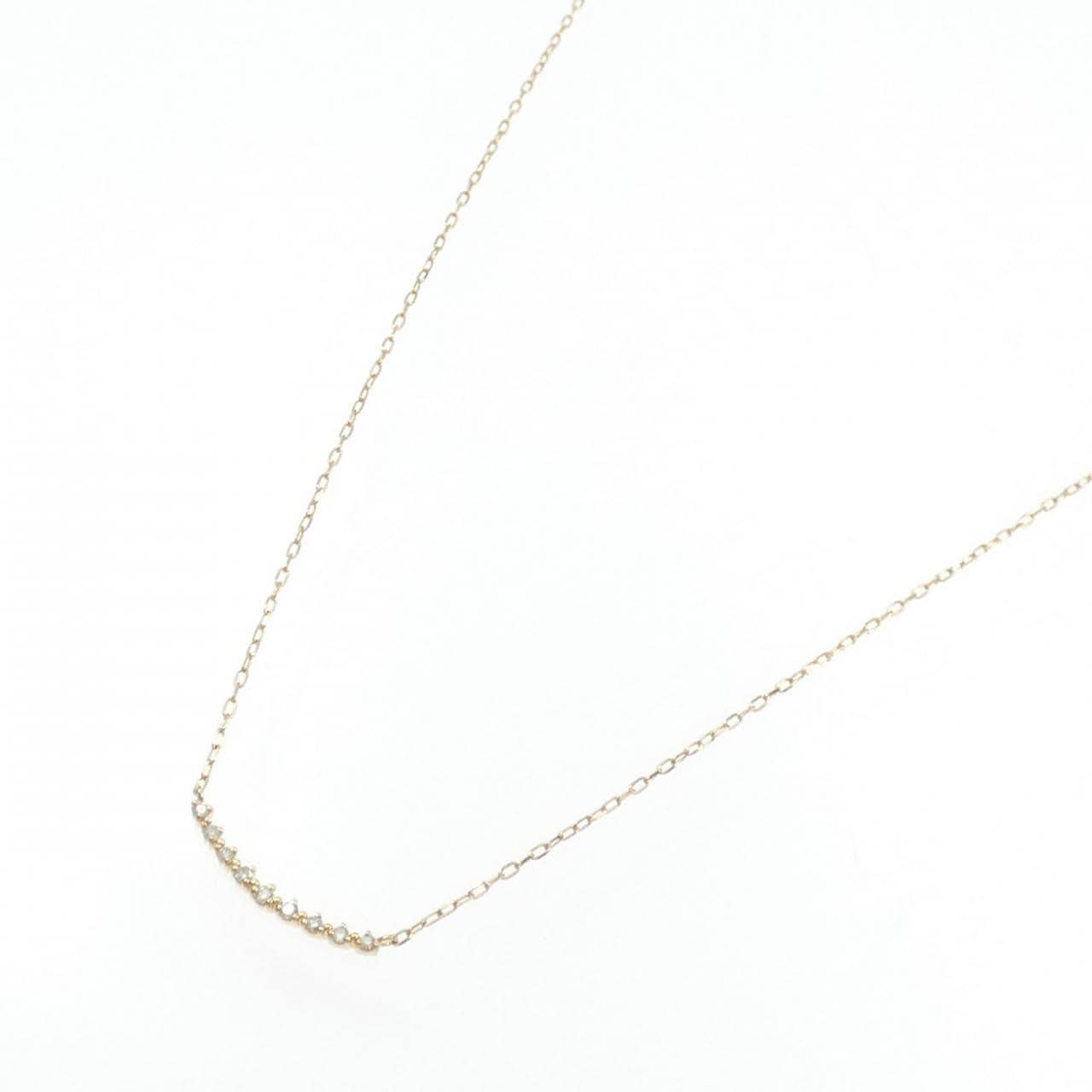 アガット ダイヤモンド ネックレス 0.05CT