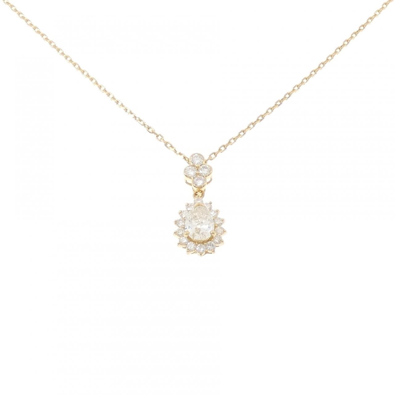 K18YG ダイヤモンド ネックレス 1.32CT