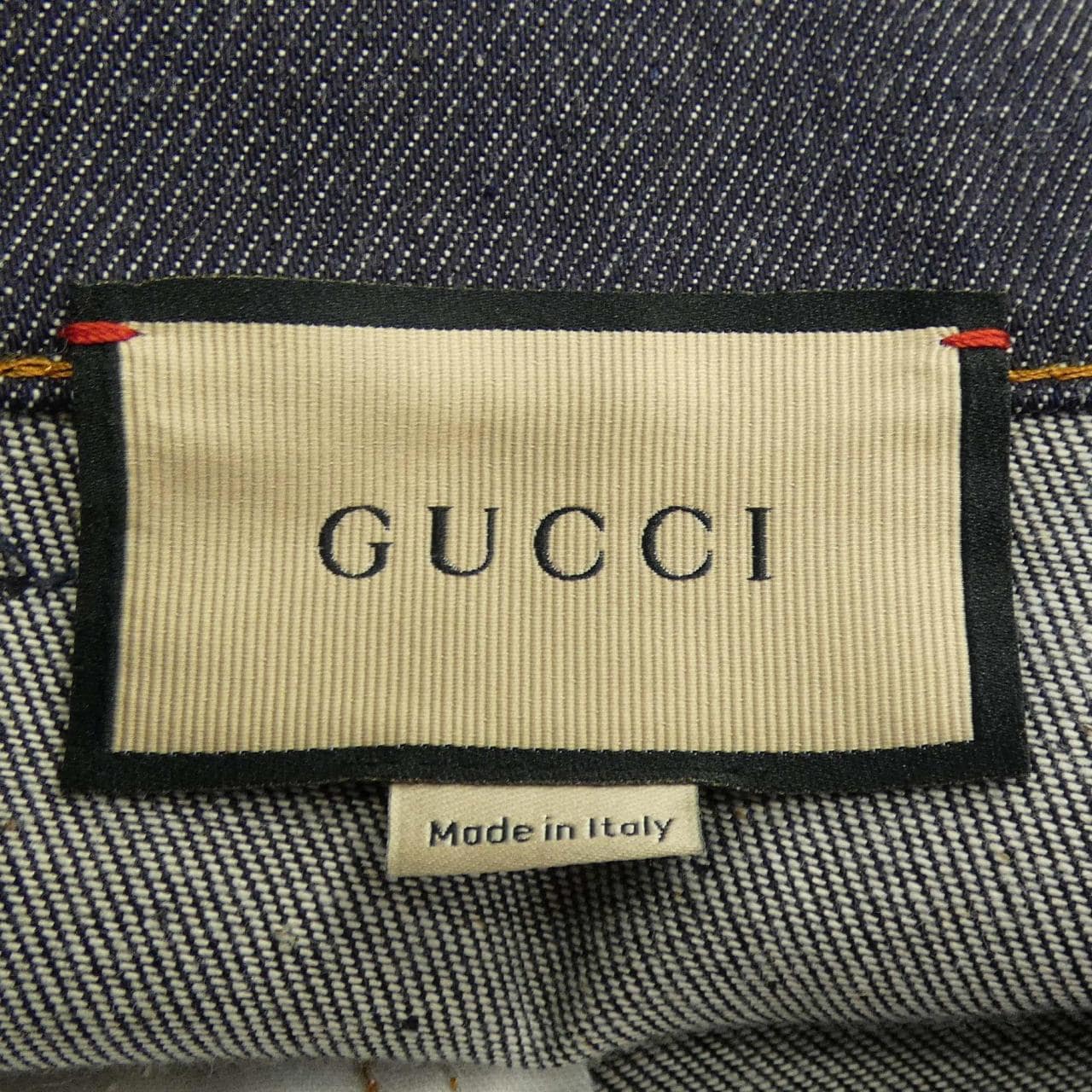 グッチ GUCCI 折り返し付きデニムパンツ 700949 XDB1Z ジーンズ