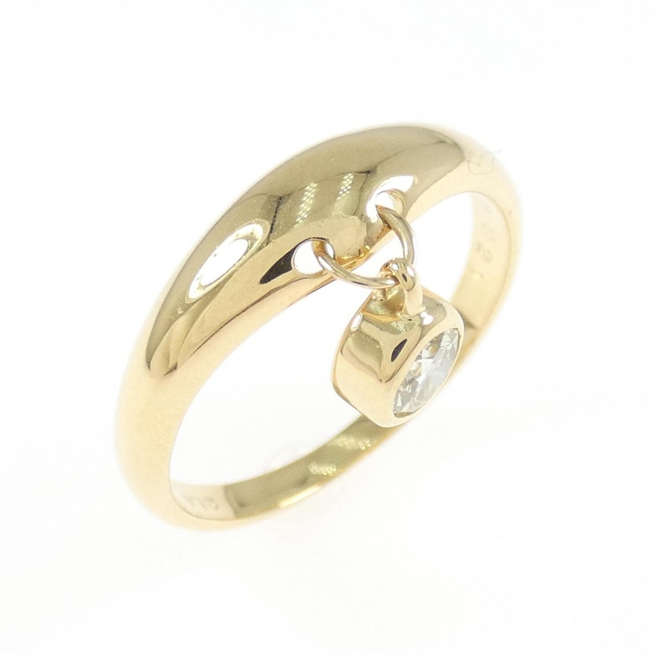 K18YG ダイヤモンド リング 0.21CT