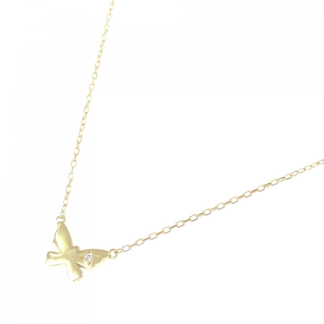 アーカー バタフライワンスター ネックレス 0.005CT