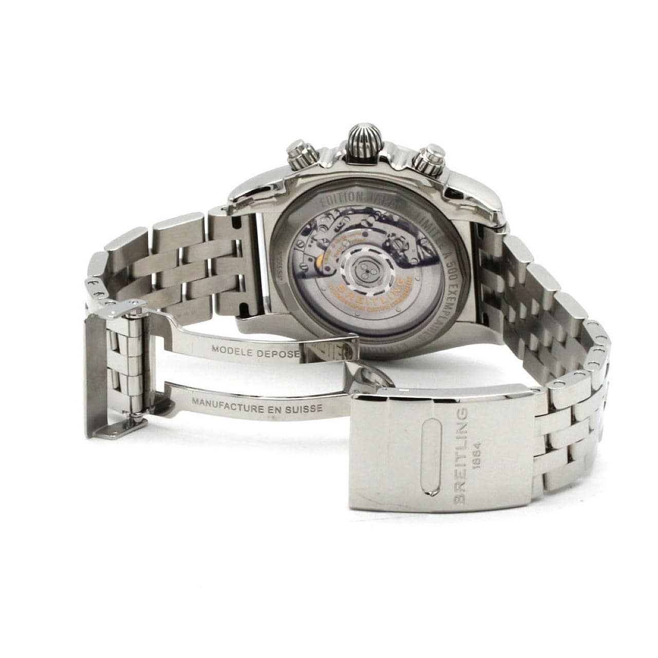 ブライトリング クロノマット44ブラックマザーオブパール JAPAN LIMITED AB0111/S011BMPPA SS 自動巻