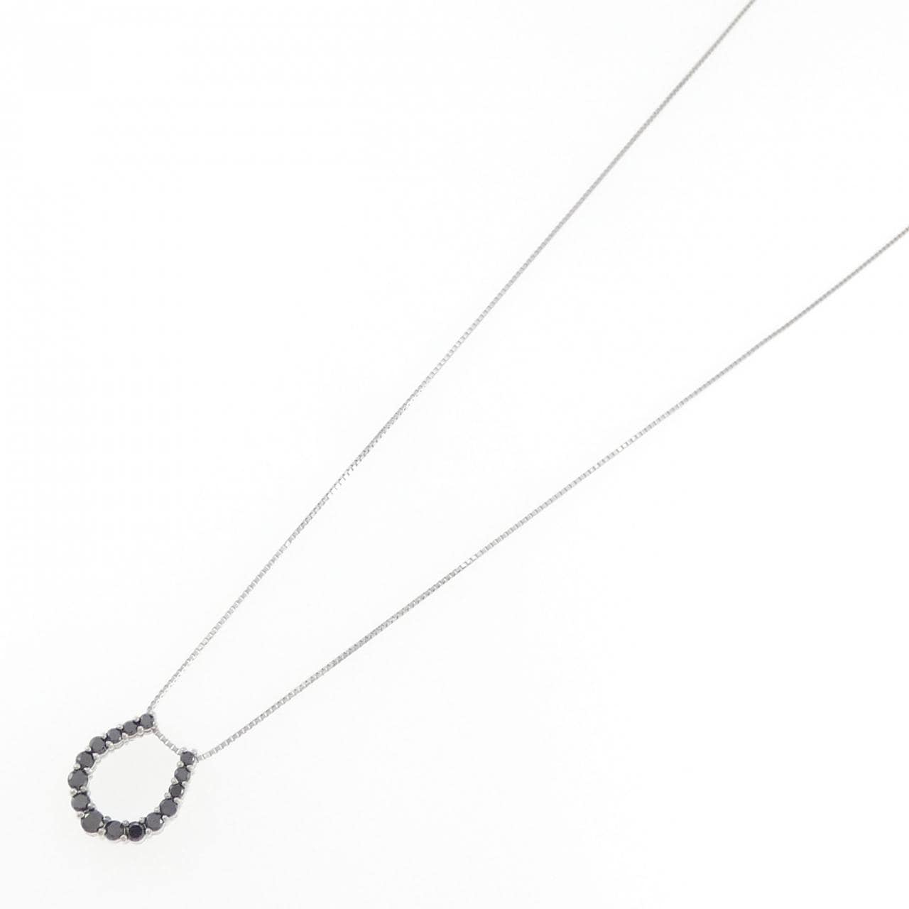 PT900/PT850 ホースシュー ダイヤモンド ネックレス 0.50CT