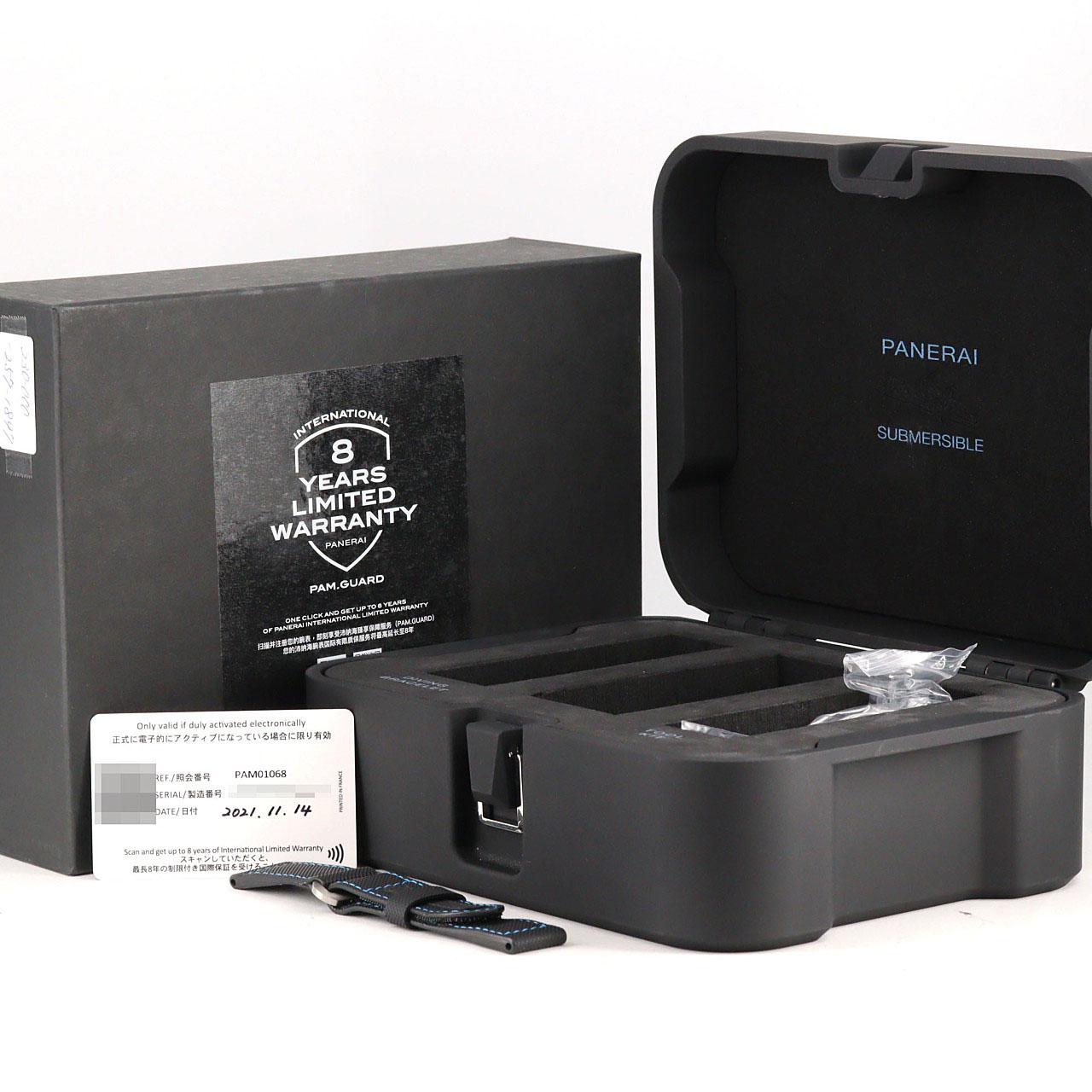 パネライ サブマーシブルブルーノッテ PAM01068 SS 自動巻