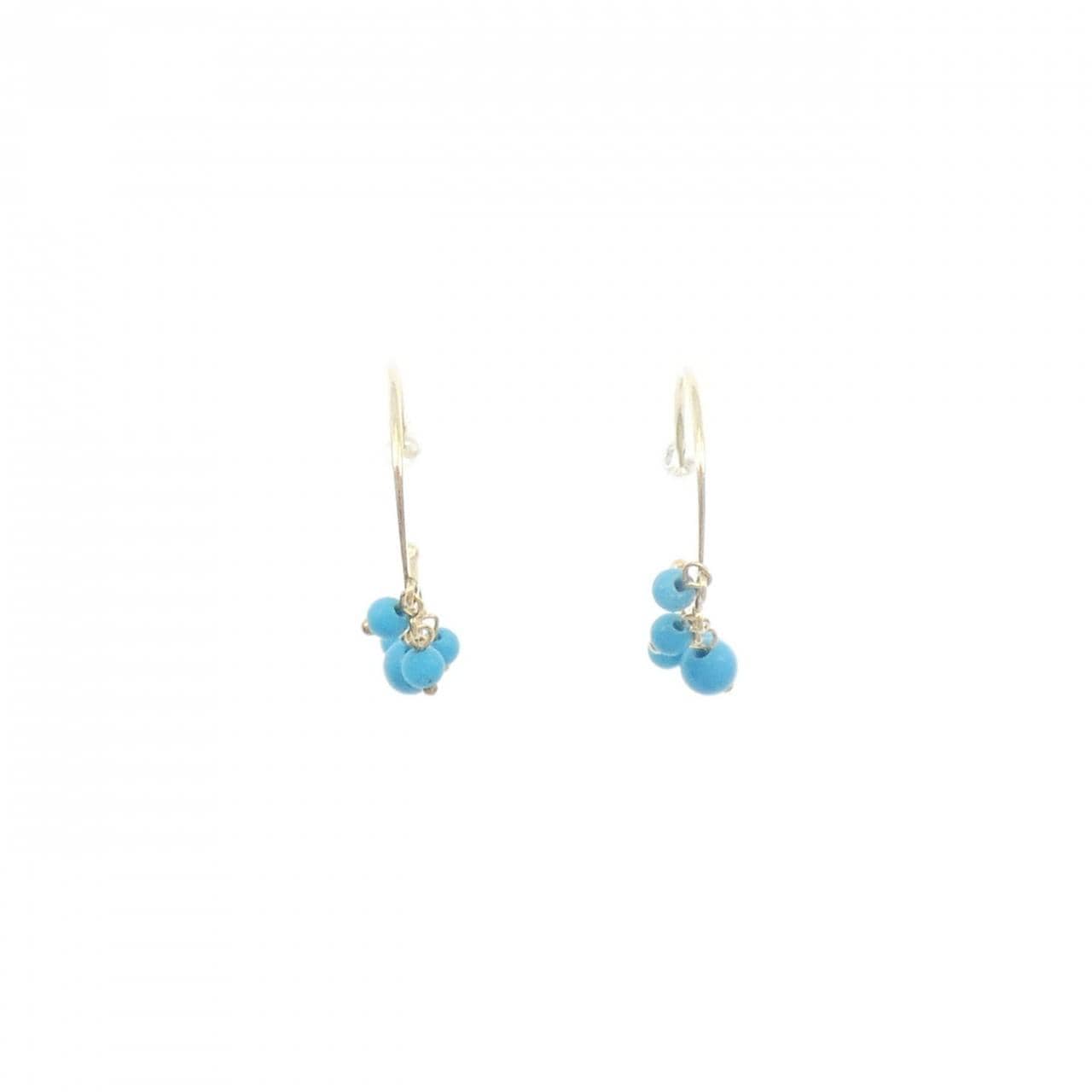 K10YG ターコイズ ピアス