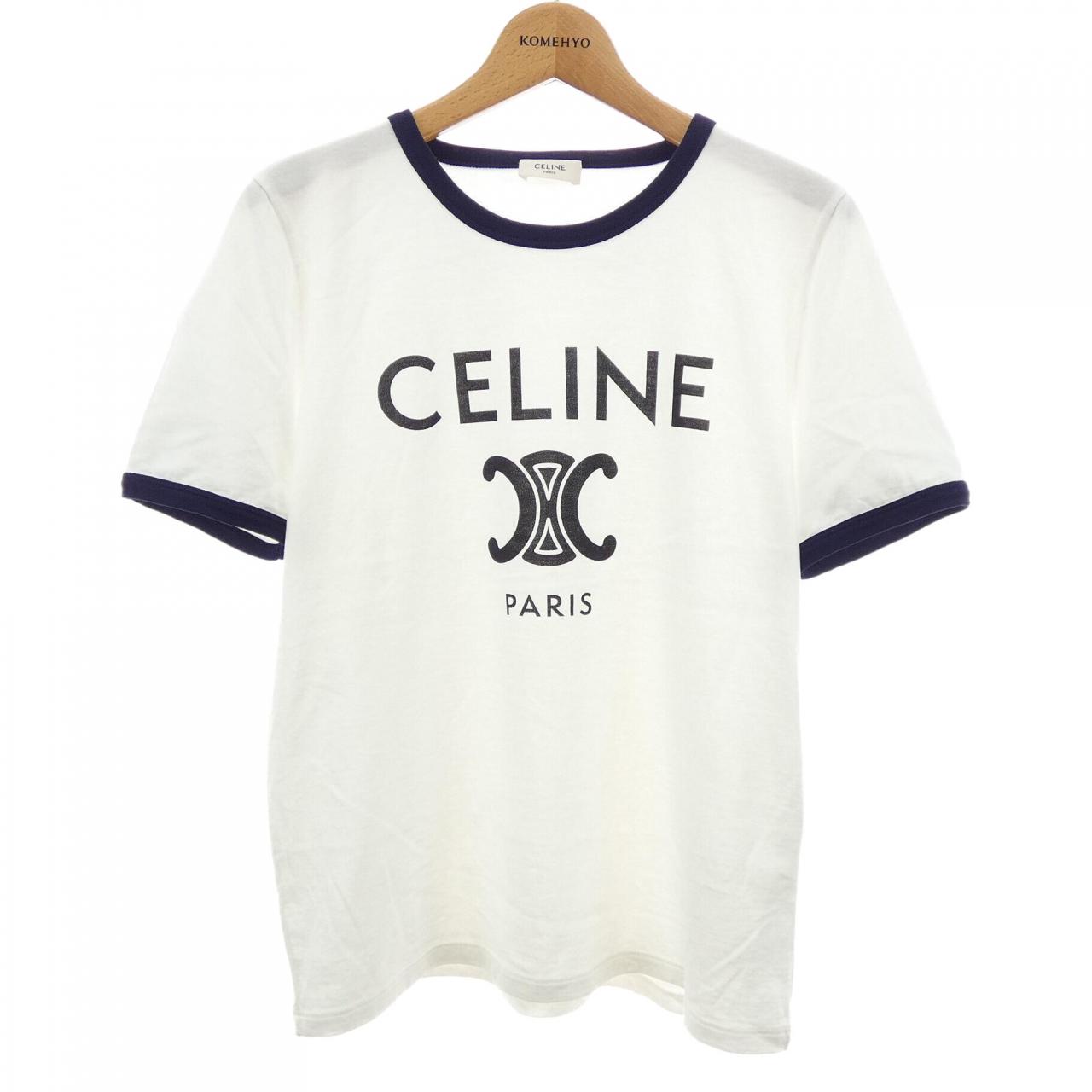 セリーヌ CELINE CELINE PARIS Tシャツ　トリオンフ TRIOMPHE 2X872671Q Tシャツ