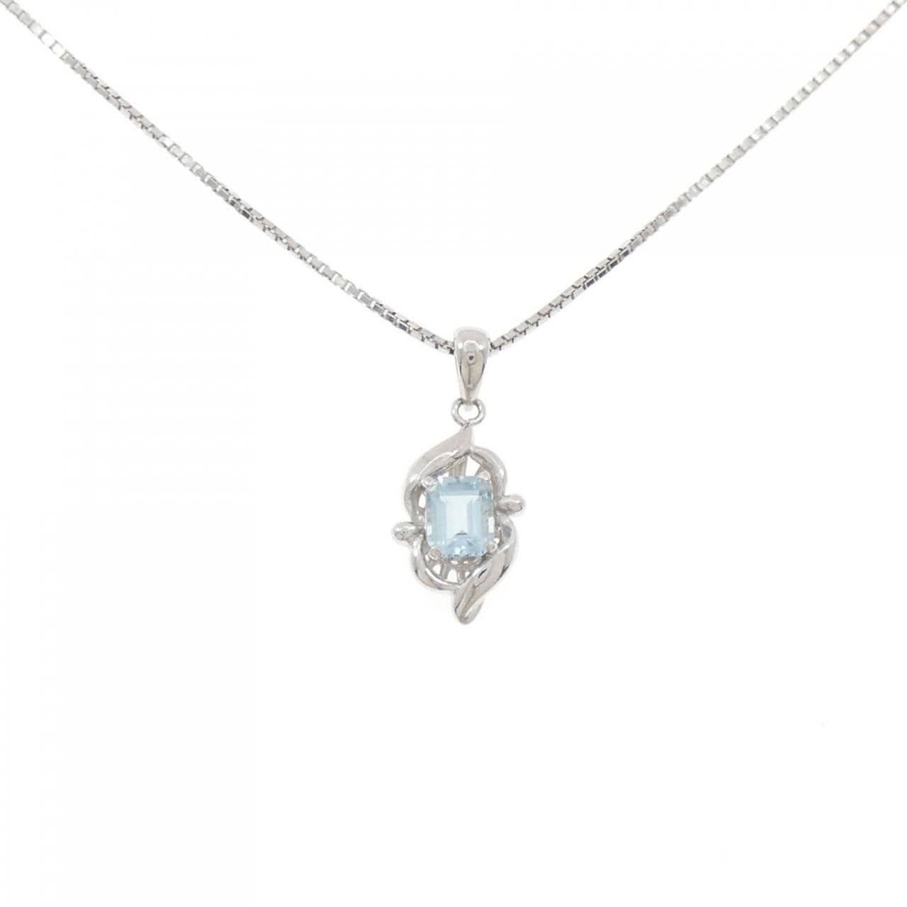 PT900/PT850 アクアマリン ネックレス 0.537CT