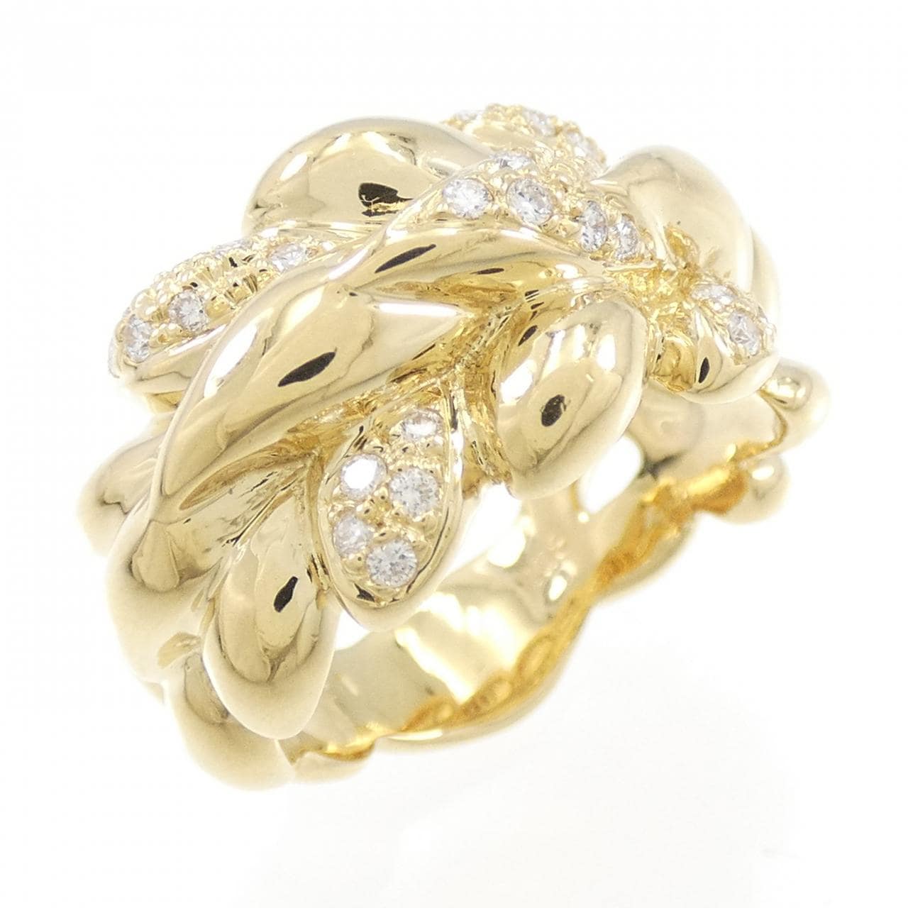 K18YG ダイヤモンド リング 0.21CT