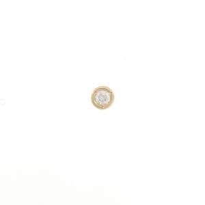 K18YG ダイヤモンド ピアス 0.11CT 片耳