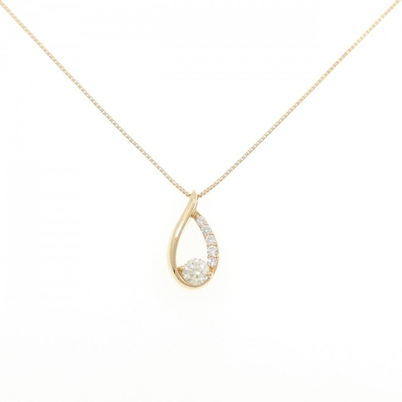 K18YG ダイヤモンド ネックレス 0.303CT