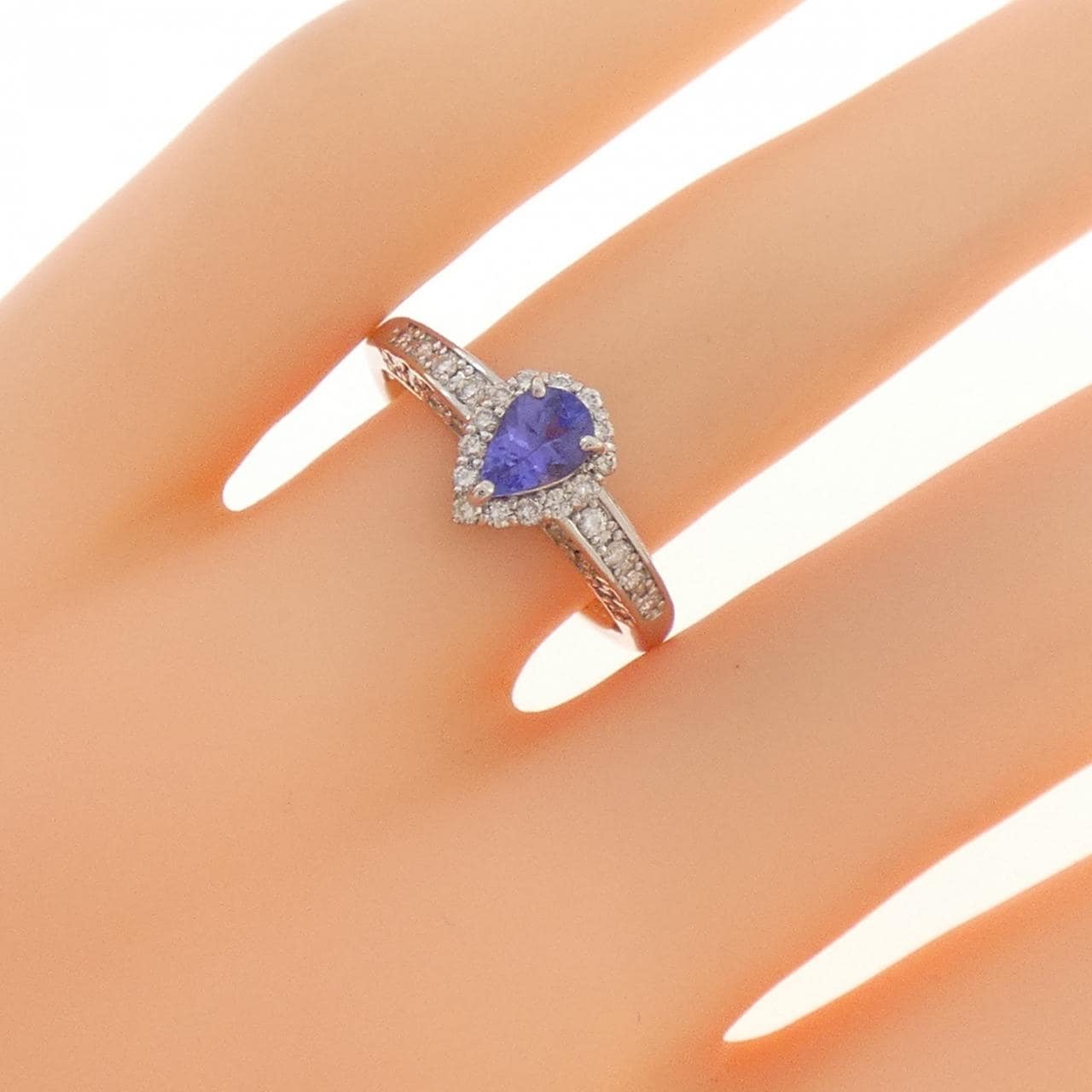 PT900 タンザナイト リング 0.51CT