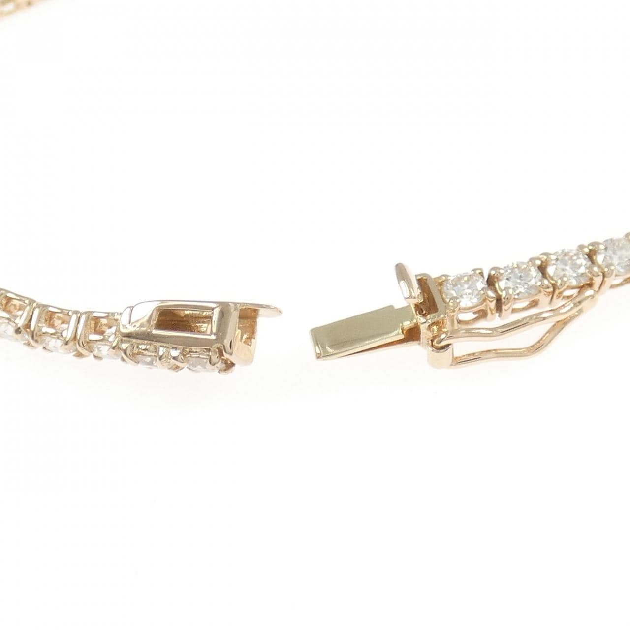 K18PG ダイヤモンド ブレスレット 3.00CT