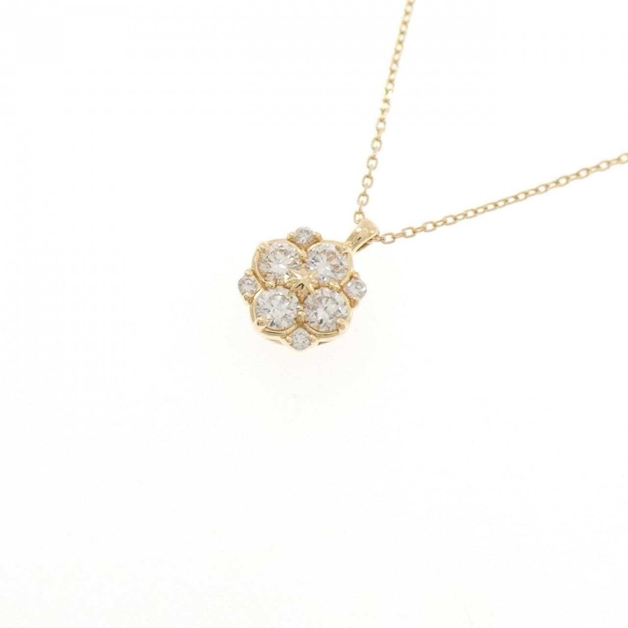 K18YG ダイヤモンド ネックレス 0.24CT