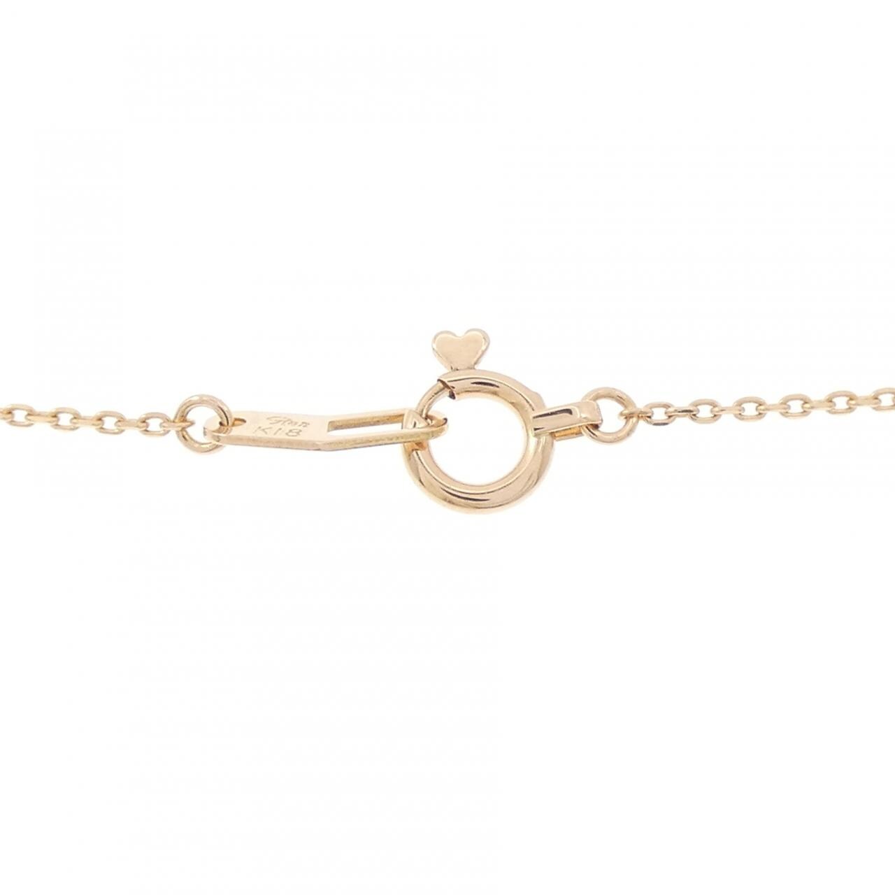 スタージュエリー ムーン セッティング ネックレス 0.10CT